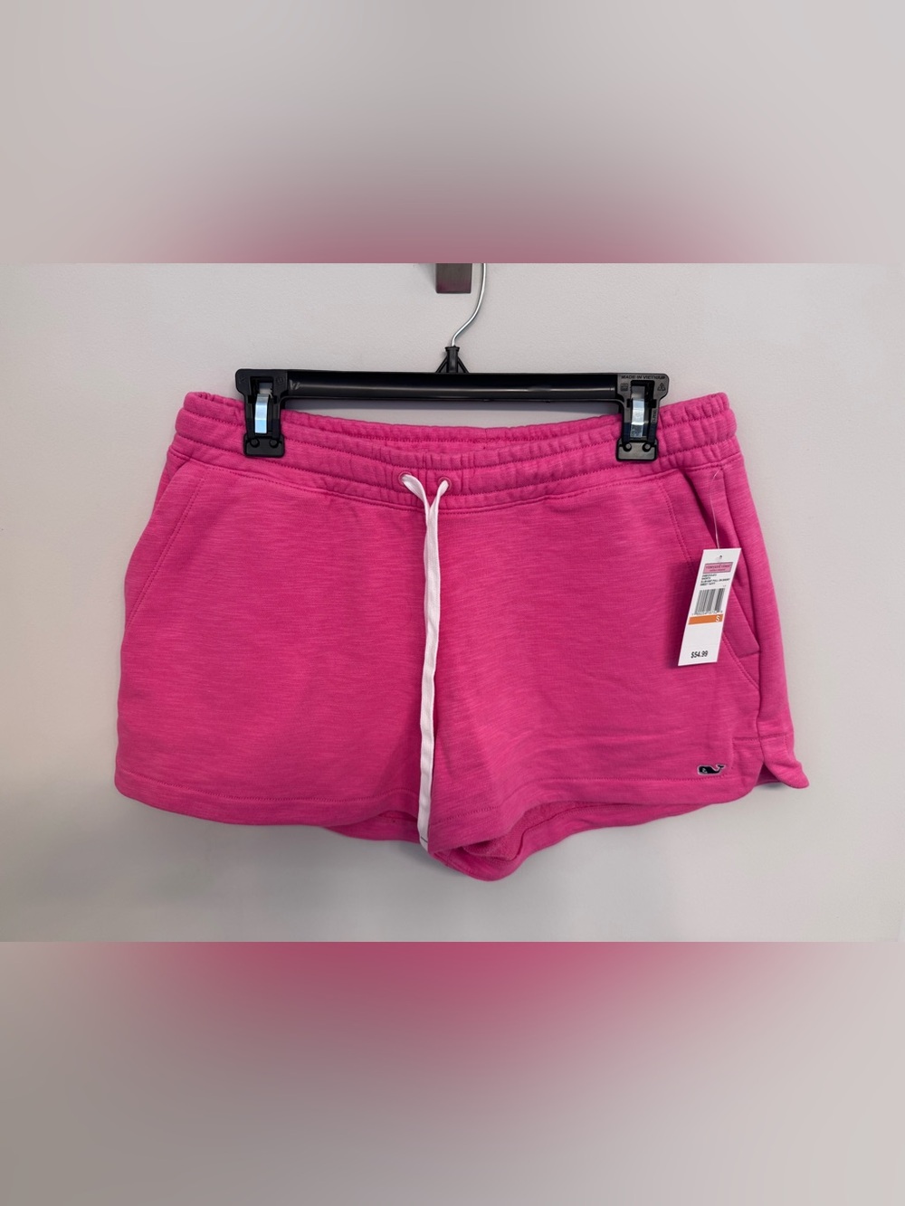 Vineyard Vines Women’s Hot Pink Knit Drawstring Lounge Shorts NWT Small